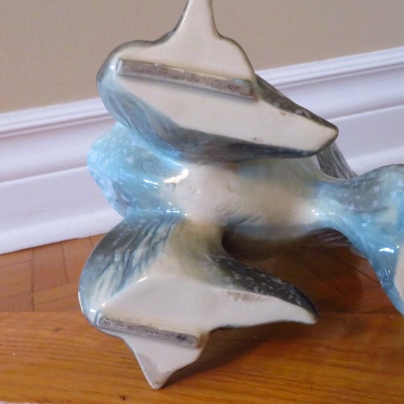 Hull Ebb Tide Fish Vase Pottery Vintage Planter USA Angel Fish MCM Mid Century - Picture 5 of 7